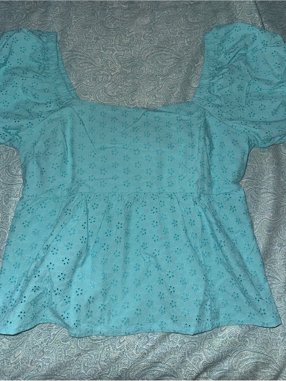 Posh Peanut Women’s Eyelet Babydoll Top